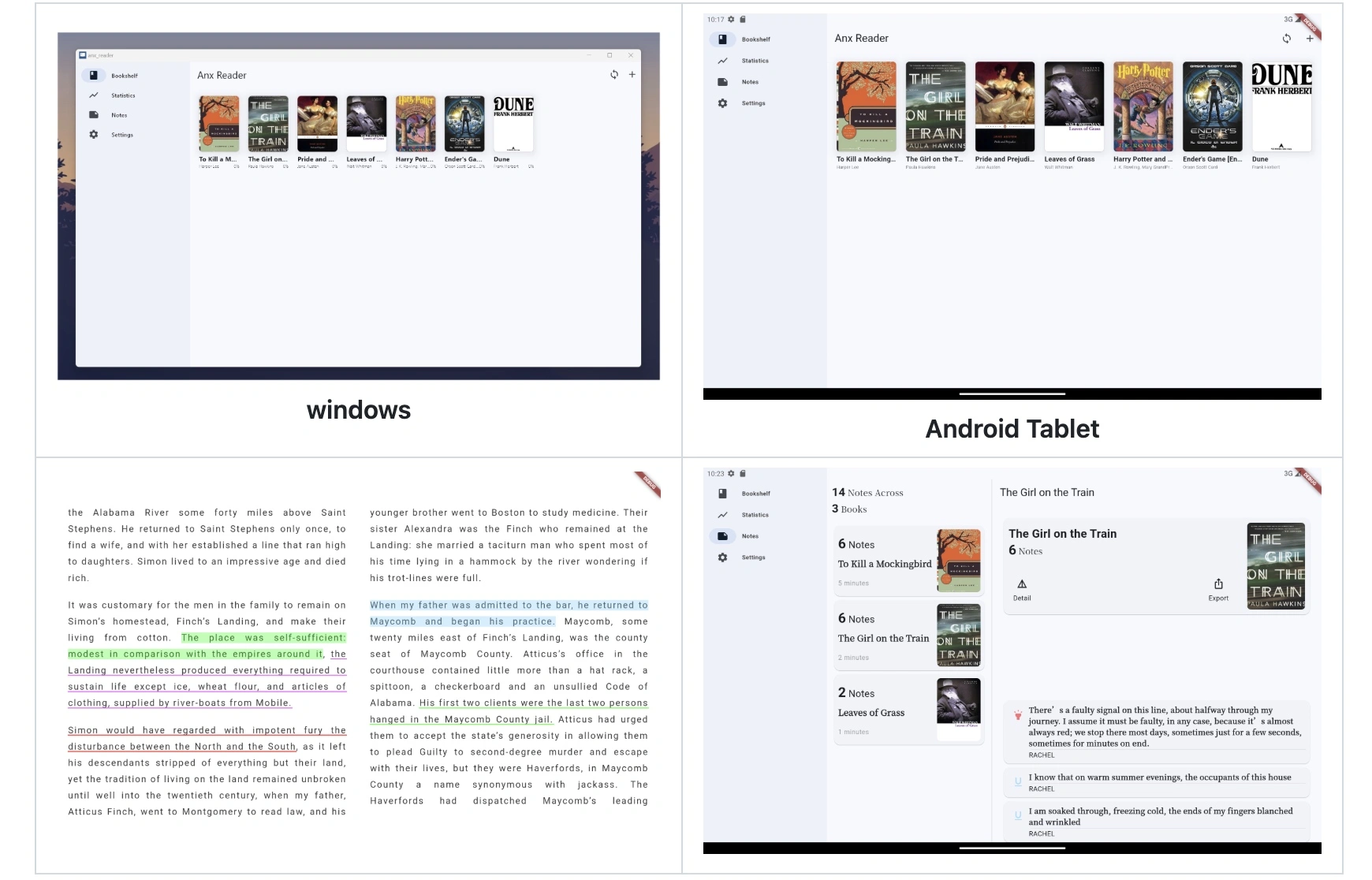 Anx-Reader:AI加持的電子書與漫畫閱讀器