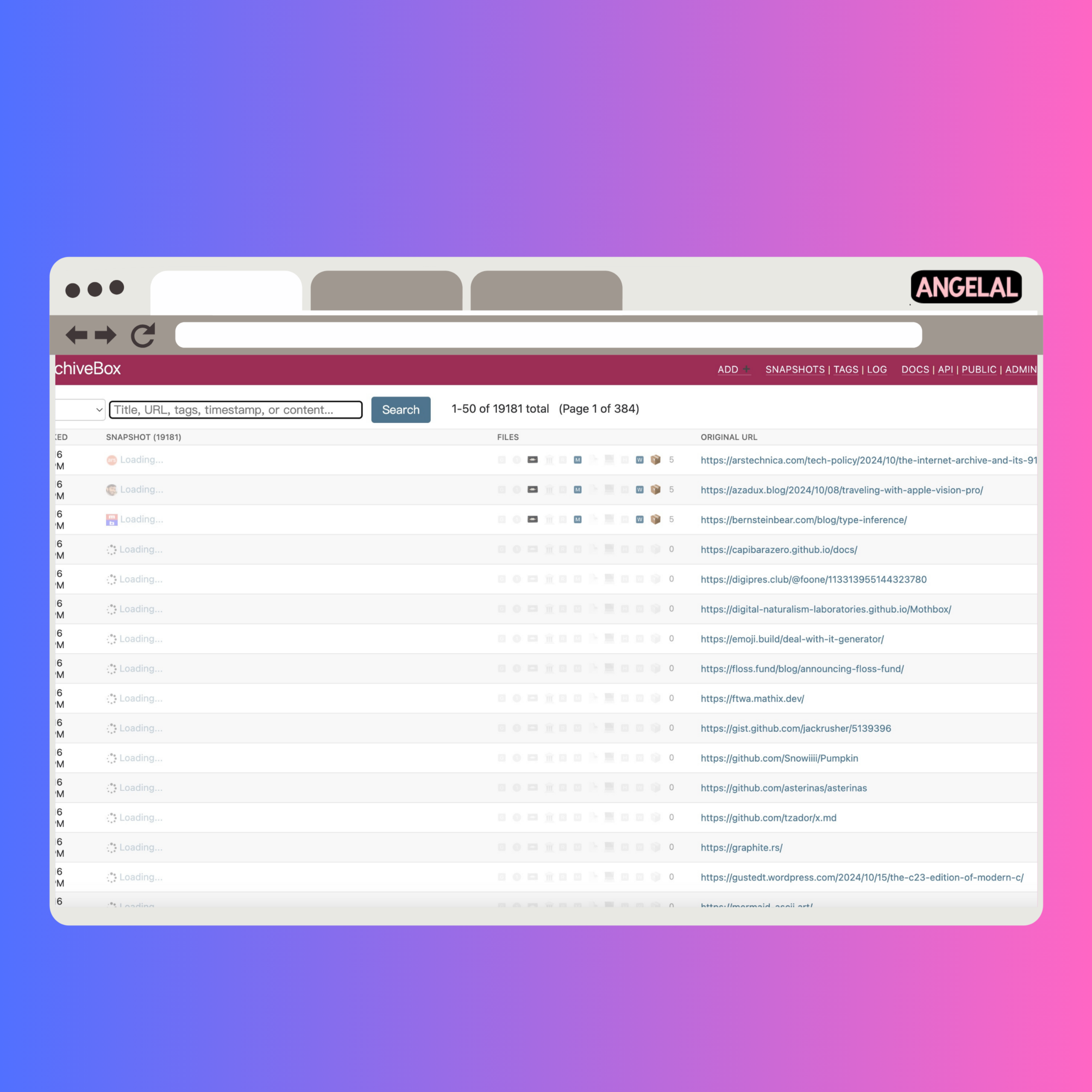 ArchiveBox：你的私人互聯網時光機，全方位存檔管理器