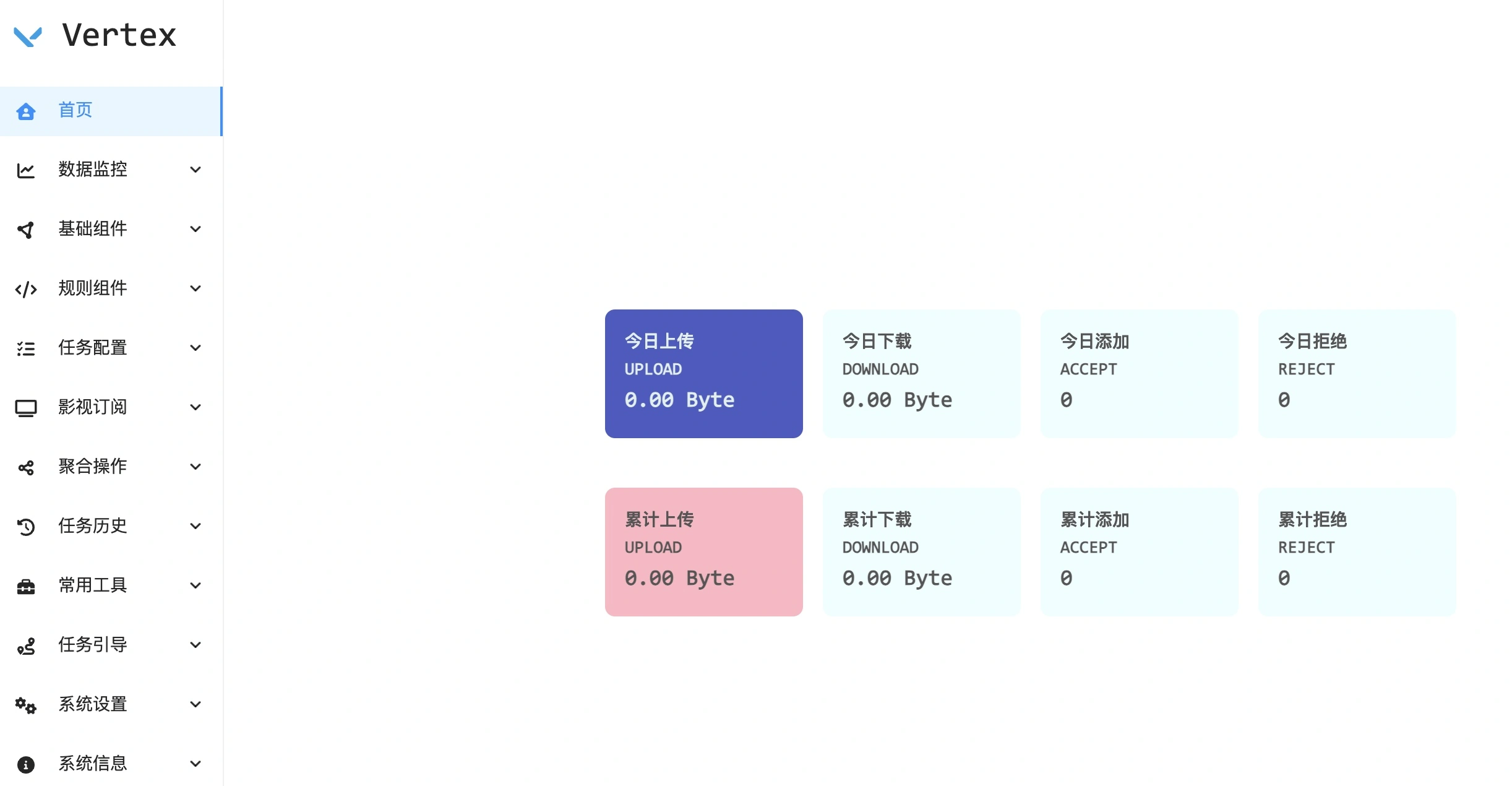 Vertex: 專注於PT玩家的追劇刷流一體化綜合管理工具