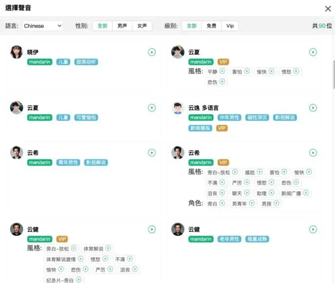 AI speaker 免費 AI 生成語音工具 AI 代你講嘢、支援廣東話語音